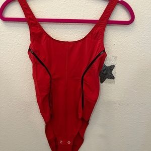 Good American red bodysuit size 0